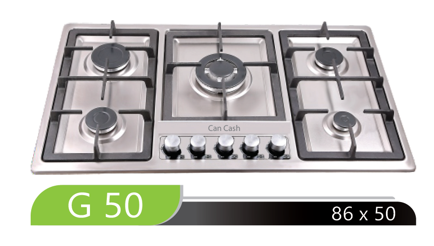 اجاق گاز صفحه استیل پلوپز وسط مدل G50