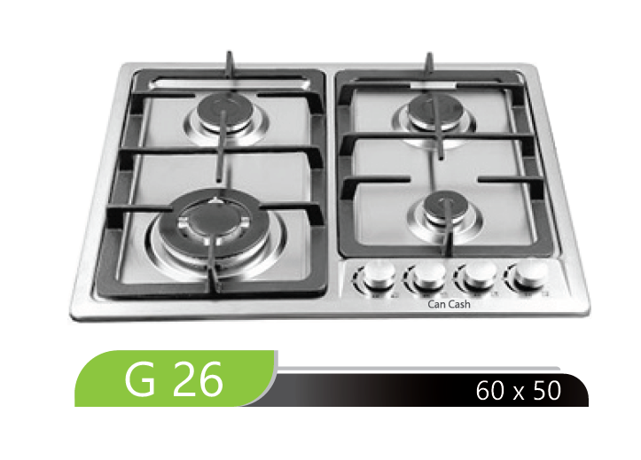 اجاق گاز چهار شعله استیل مدل G26